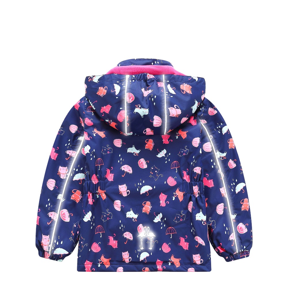 Meisjesjassen, lente- en zomerjassen, warme fleecejassen voor meisjes, herfst, waterdichte windjacks, winterkleding voor kinderen, dwq 019