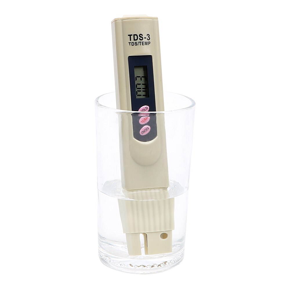 NICEYARD 0-9999 PPM Water Meter Testing Pen TEMP/PPM LCD Digital PH TDS Meter Tester Water Purity Filter Measuring Tools