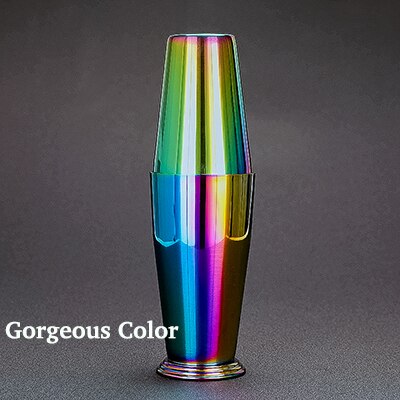 750 Ml Bar Cocktail Shakers Boston Shaker Rvs Met 3 Verschillende Oppervlakte Afwerking: Gorgeous Color