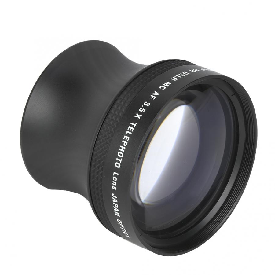 Lente Para Celular 52 Mm 3.5X Universal Aluminium Teleconverter Telelens Dslr Camera Accessoire Camera Len Cam