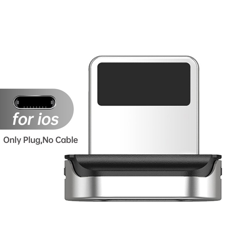 Kuulaa magnetische oplaadkabel usb type c micro-oplaadkabel voor iphone 12 11 samsung huawei xiaomi snellaadkabel usb-kabel: Alleen kabel voor ios