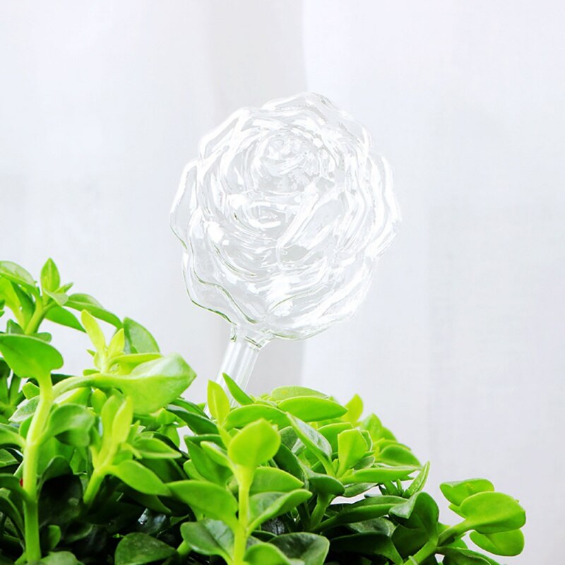 Plante fleur verre arroseur fait à la main Portable automatique arrosage Animal et plante forme arroseur cruche