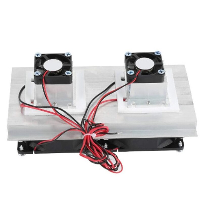 Kit de sistema de refrigeración termoeléctrico Peltier, 200X115X8,5 Mm, 120W, Semiconductor, doble ventilador, venta al por menor, 1 unidad: Default Title