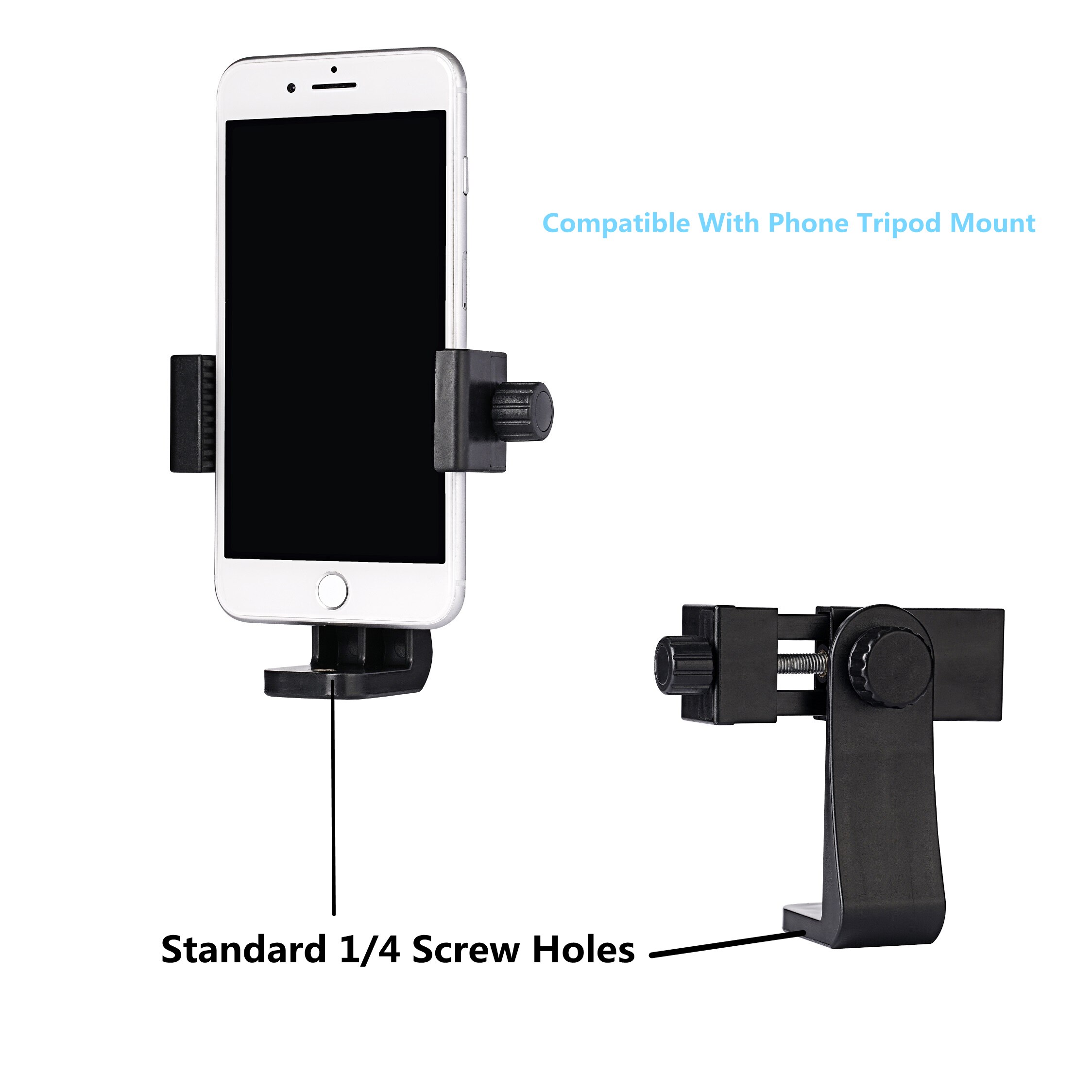 Cool Dier Universele Statief Voor Mobiele Telefoon Mount Houder Adapter 1/4 Schroefdraad Draaibaar Voor Iphone Smart Phone
