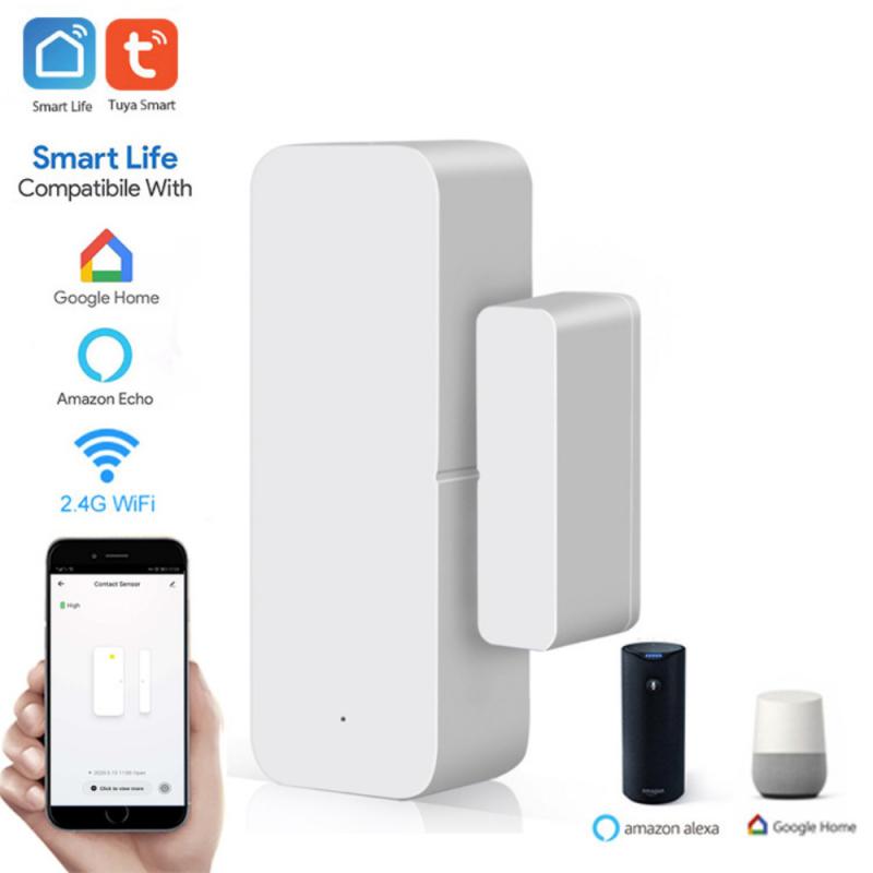 Tuya Smart WiFi Door Sensor Door Open / Closed Detectors WiFi App Notification Alert security alarm support Alexa Google Home