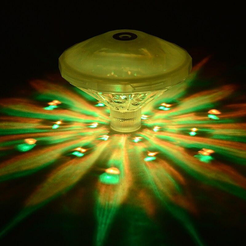 Lámpara subacuática flotante para piscina, luz LED sumergible para discoteca, resistente al agua, para Spa
