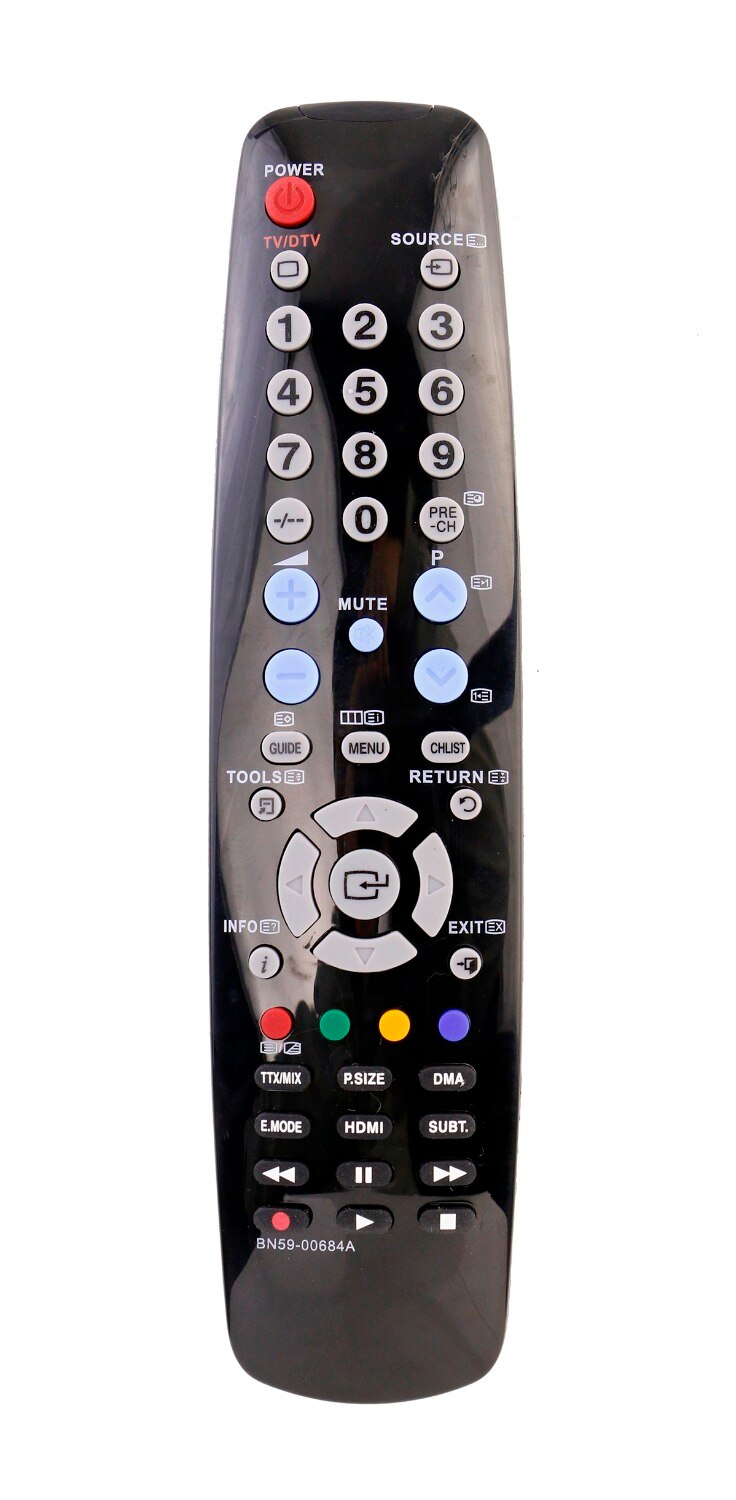 Tv fjernkontroll  bn59-00684a passer til samsung ledet tv  le26 a 456 c 2c le32 a 457 c 1d le32 a 466 c 2m le26 a 456 c 2d le26 a 457 c 1c le26 a 457 c 1d