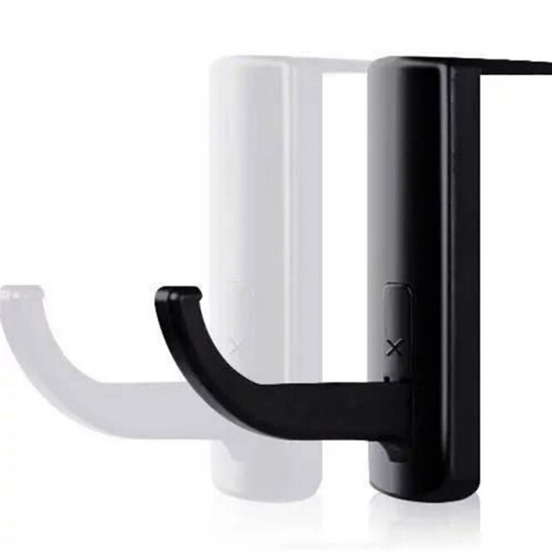 Gancho de parede para fone de ouvido, portátil, universal, cabide, monitor de fone de ouvido, pc, ferramentas úteis, preto/branco
