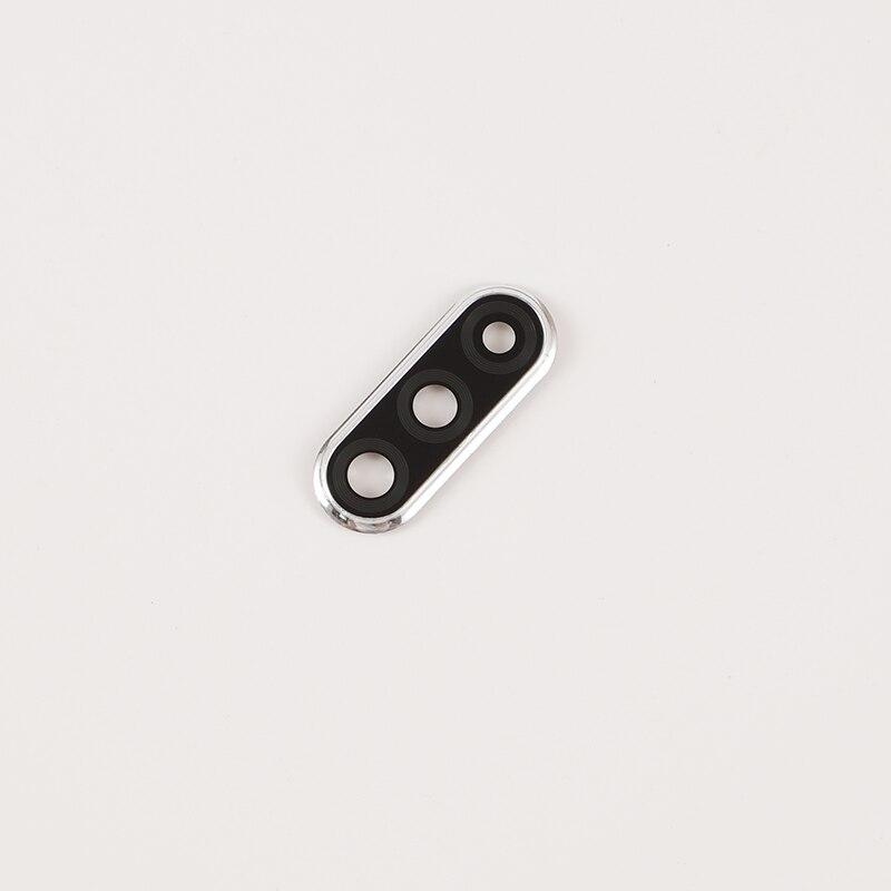 Original P30Lite For Huawei P30 Lite / Nova 4E Camera Lens Glass With Frame Holder Repair Rear Housing Cover Replace Parts: Silver