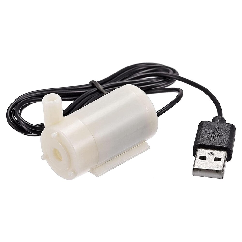 Aankoop Kaart Micro Dompelpomp Mini Waterpomp Met Usb Connector Dc 3V Horizontale Plant Watering: 1pcs