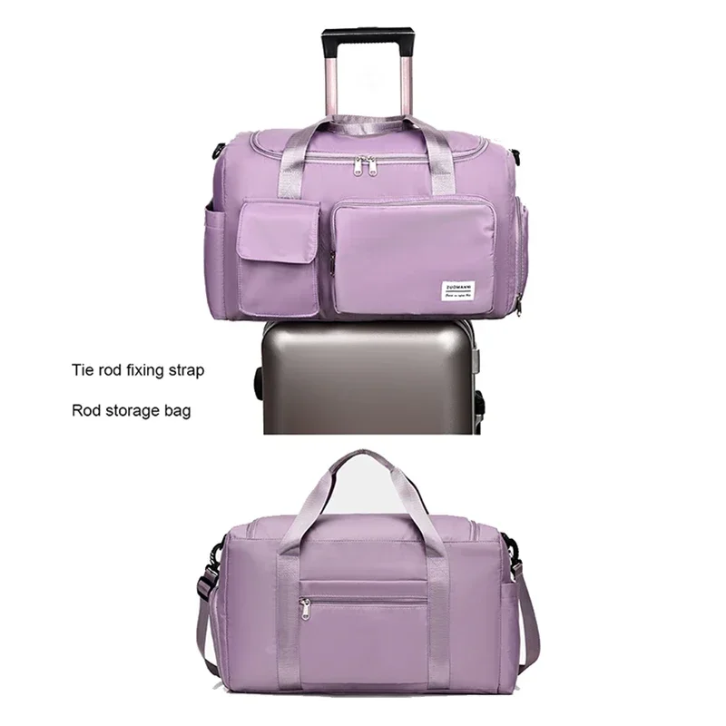 Handbagage Reistas Weekender-plunjezakken met grote capaciteit en schoenencompartiment Sport-fitnesstassen voor dames 2024