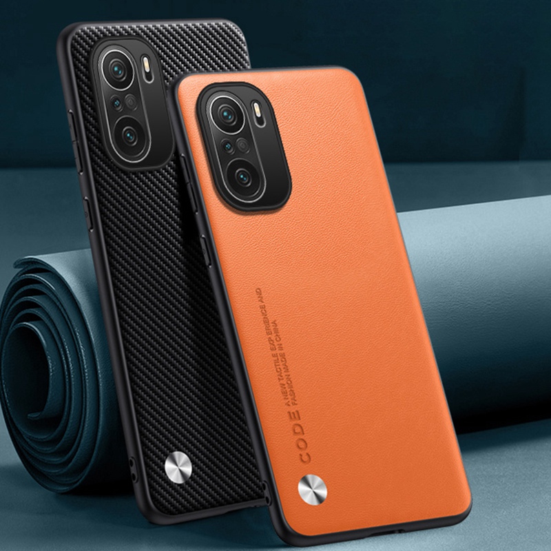 Lyxigt pu-läderfodral till xiaomi  mi 11i poco  f3 matt skal silikon heltäckande telefonskal till redmi  k40 pro plus skal
