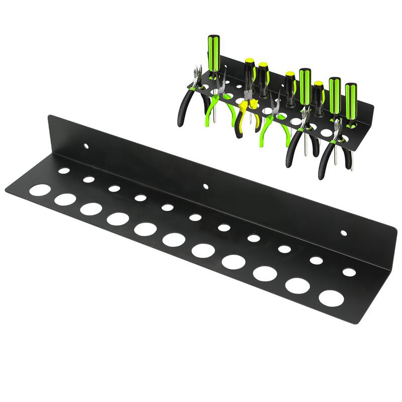 Schroevendraaiers Rek Metalen Wandgemonteerde Tang Hanger Plank Handgereedschap Opslag En Organisatie Houder Voor Kelder Garage Workshop
