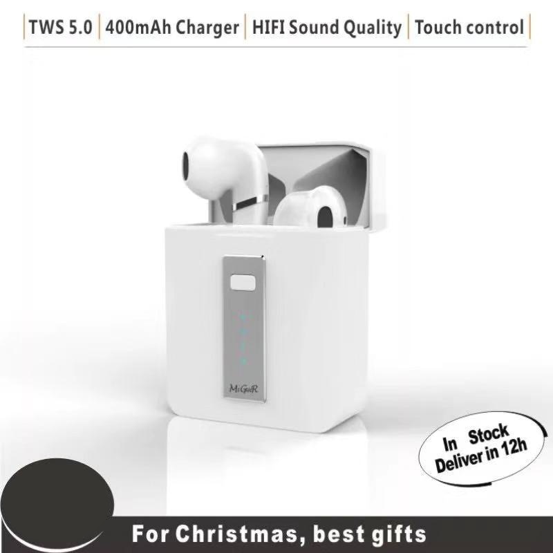 HX03 Tws Headset Draadloze Bluetooth 5.0 Mini Hi-Fi Stereo Surper Technologie Bass Touch Knop