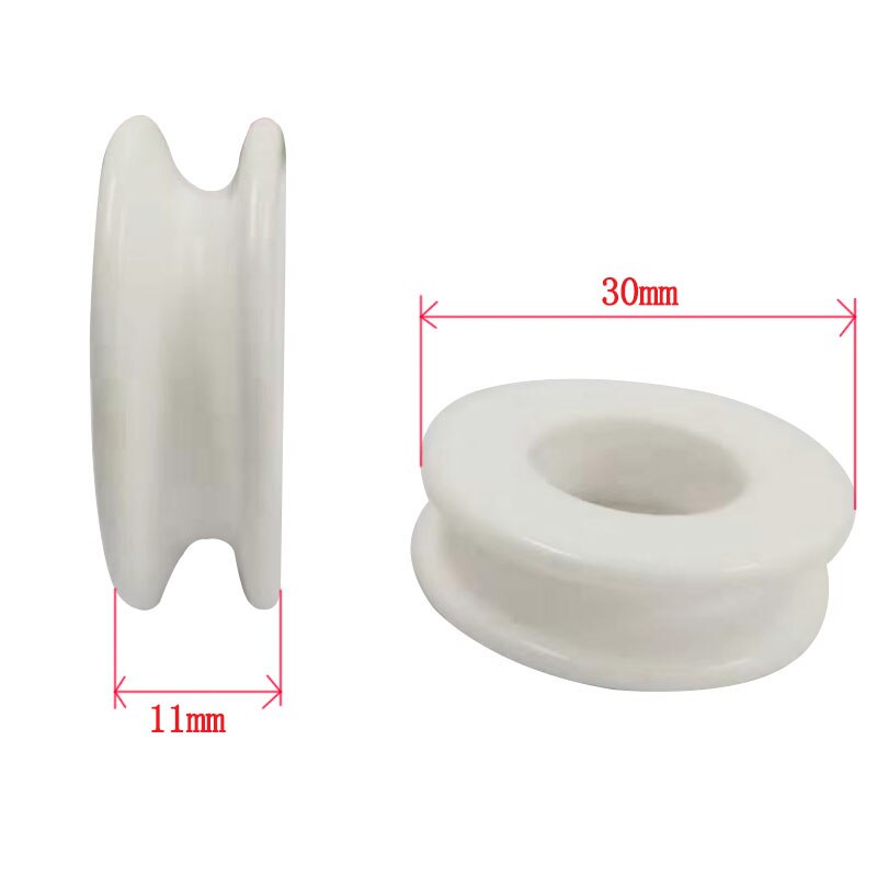 Poulie de guidage de fil de roue en céramique d'alumine 99: Inner hole 6mm