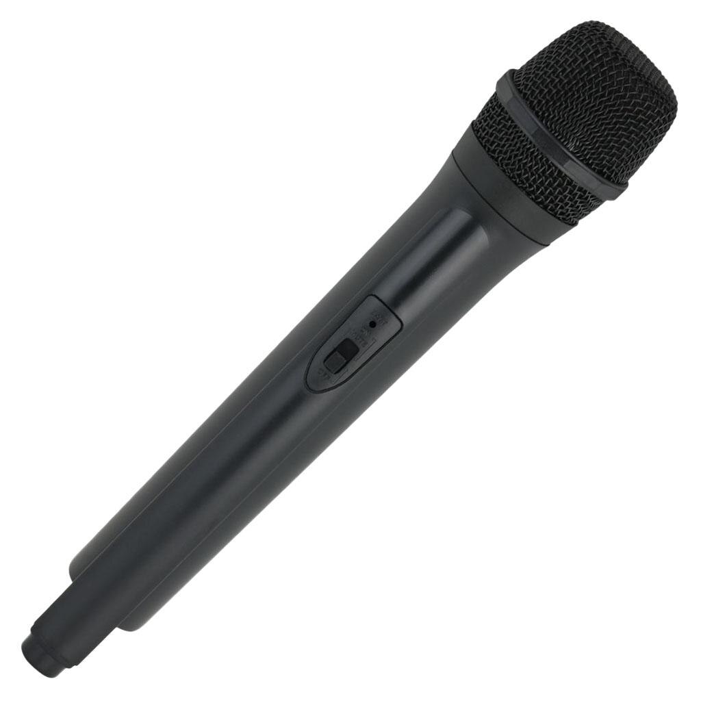 Classic Plastic Wireless Microphone Accessories Simulate The: Black