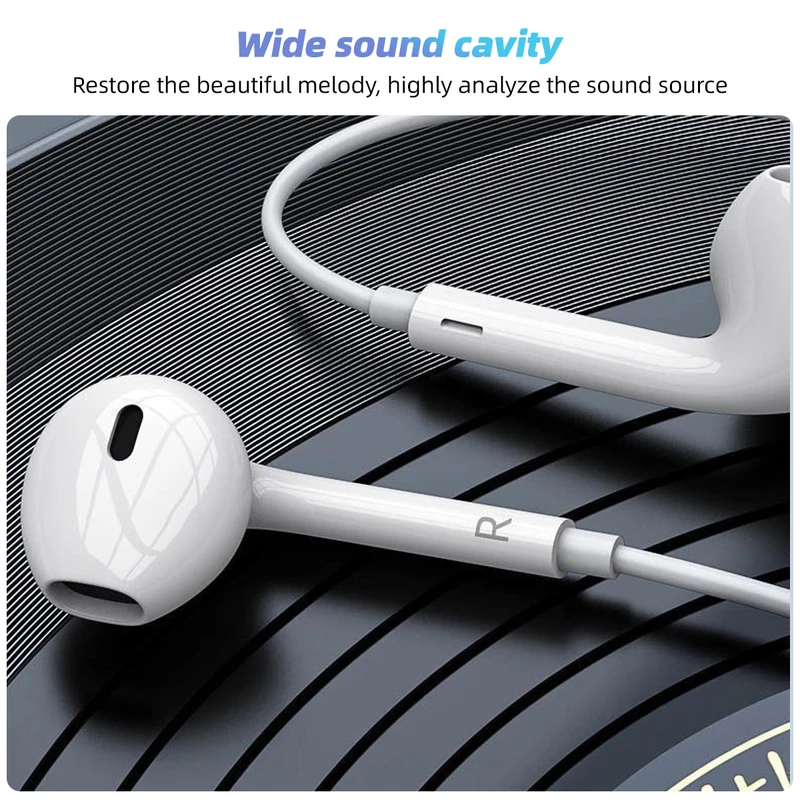 type c kablede øretelefoner til eple iphone 15 pro max i-øre med mikrofon til sumsung onepuls xiaomi redmi huawei usb c musikkørepropper