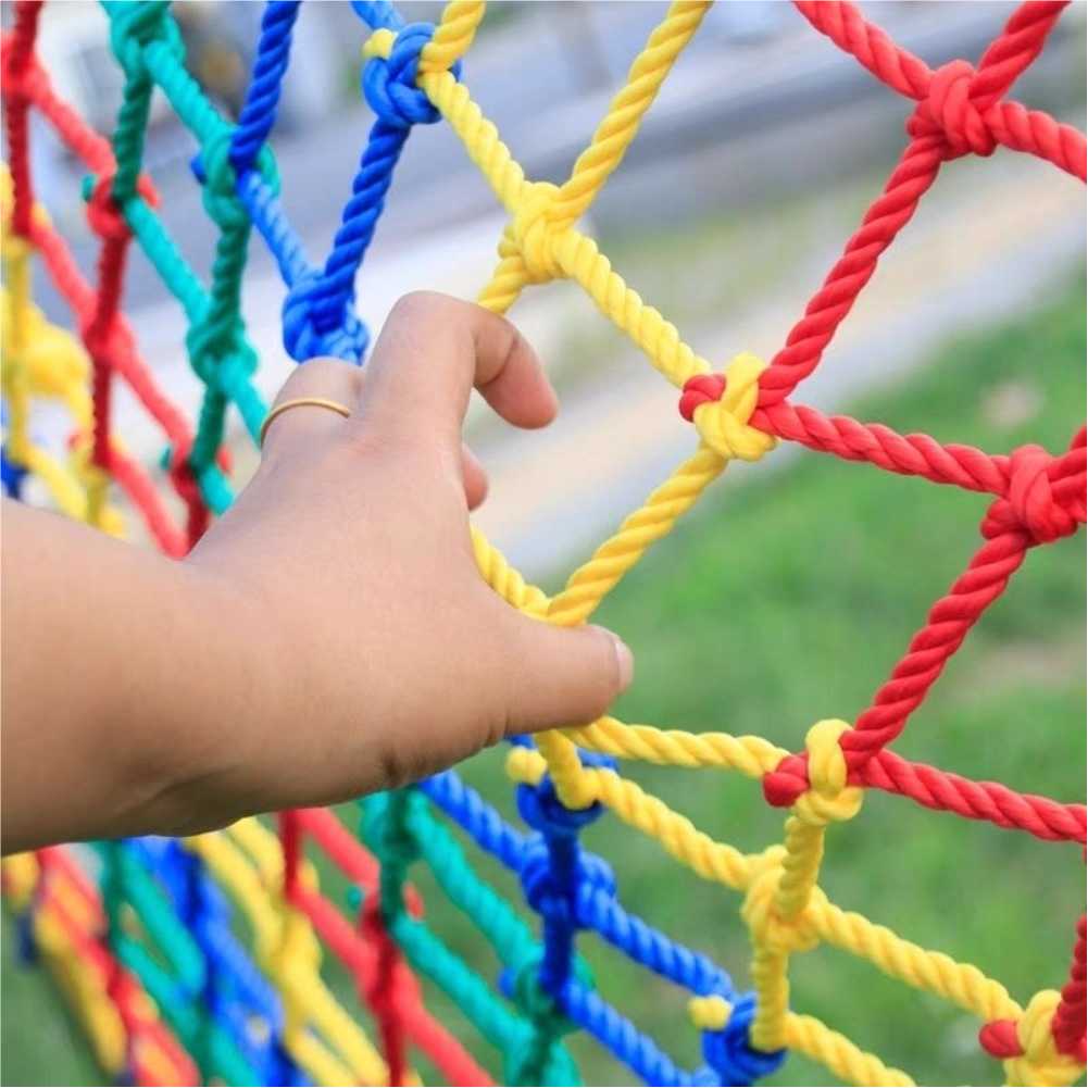 Red de seguridad para niños, red anticaída para balcón, ventana, escalera, cubierta, piscina, valla de campo de fútbol, malla de nailon, protección para niños, gatos y perros
