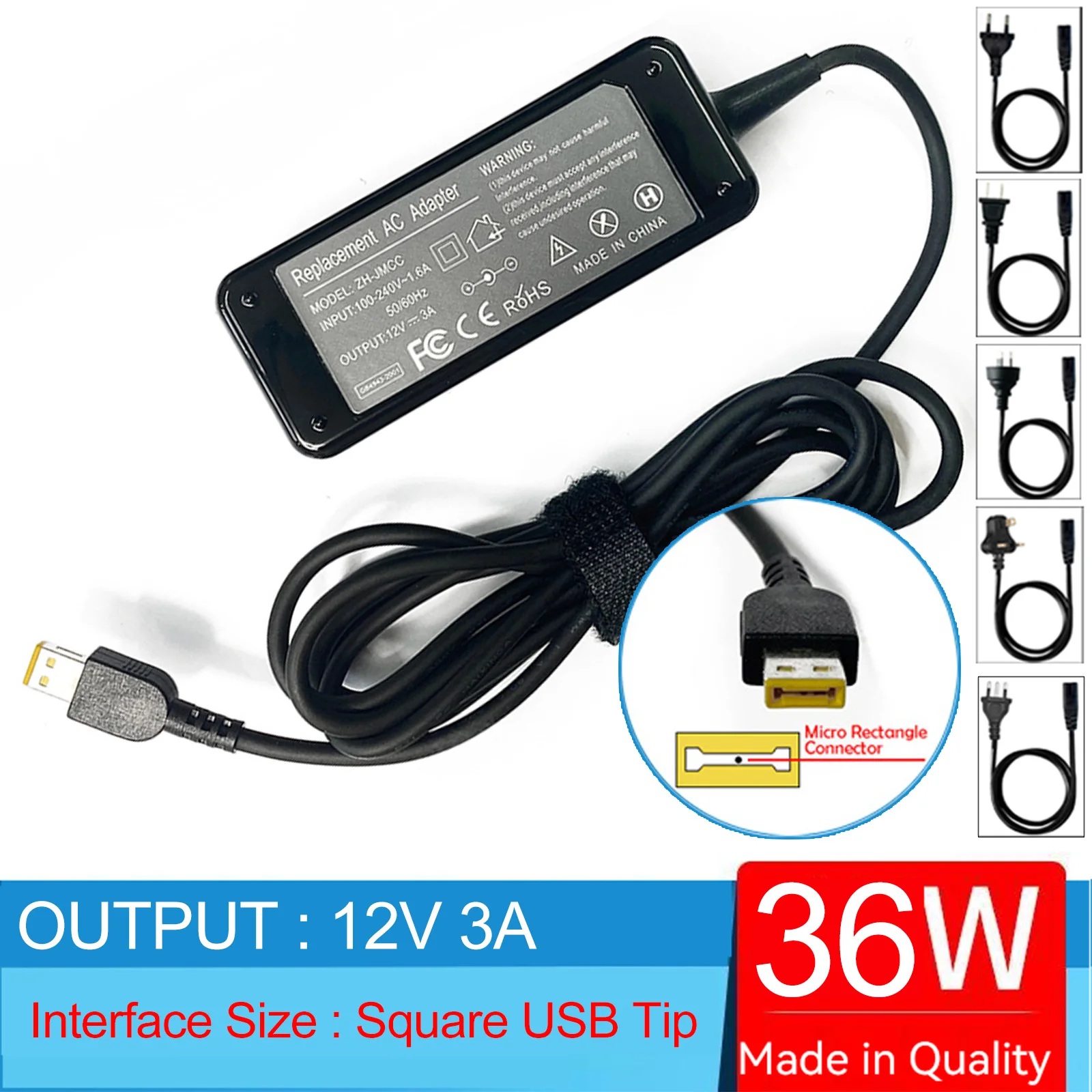 12v 3a 36w Wechselstrom adapter Ladegerät für Lenovo Thinkpad Tablet 10 & Helix 1,Helix 2,11 adlx36nct2b adlx36ndt2b adlx36ncc2a 4 x20e75066