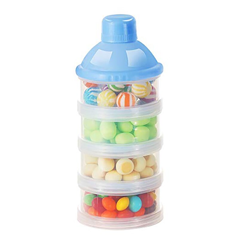 4 Lagen Voedsel Opbergdoos Peuter Snacks Container Opbergdoos Snacks Container Baby Melkpoeder Baby Reizen Melkpoeder Doos