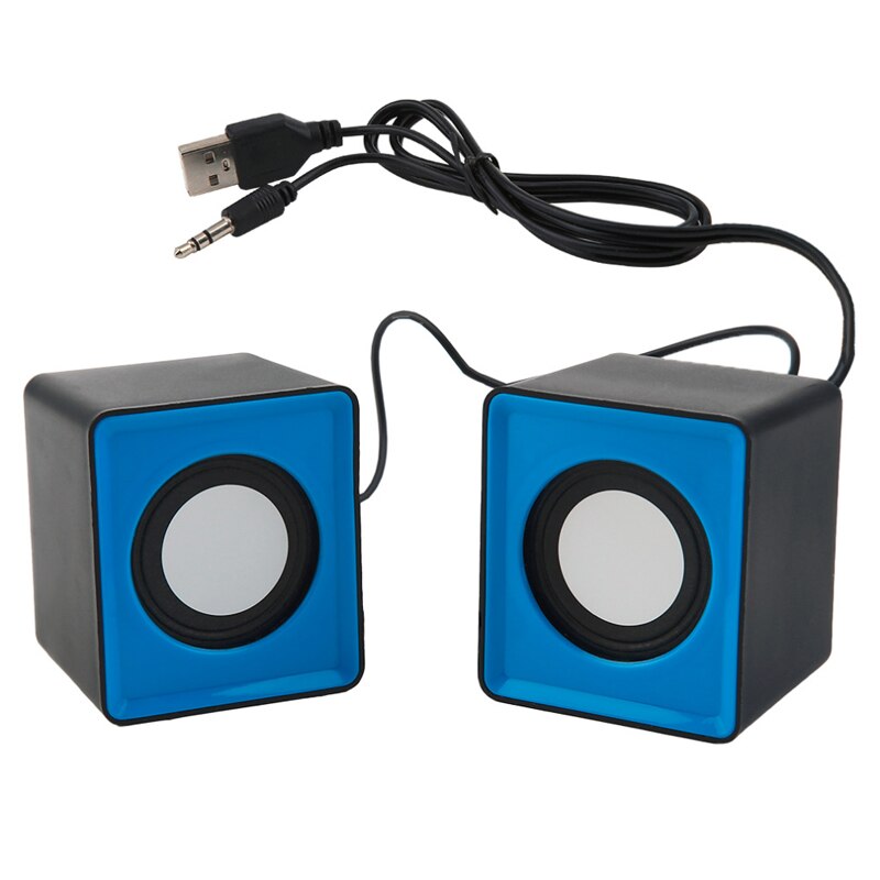 Portable Mini USB 2.0 Speakers Music Stereo For Computer Desktop PC Laptop Notebook Home Theater Party Loudspeaker: Default Title