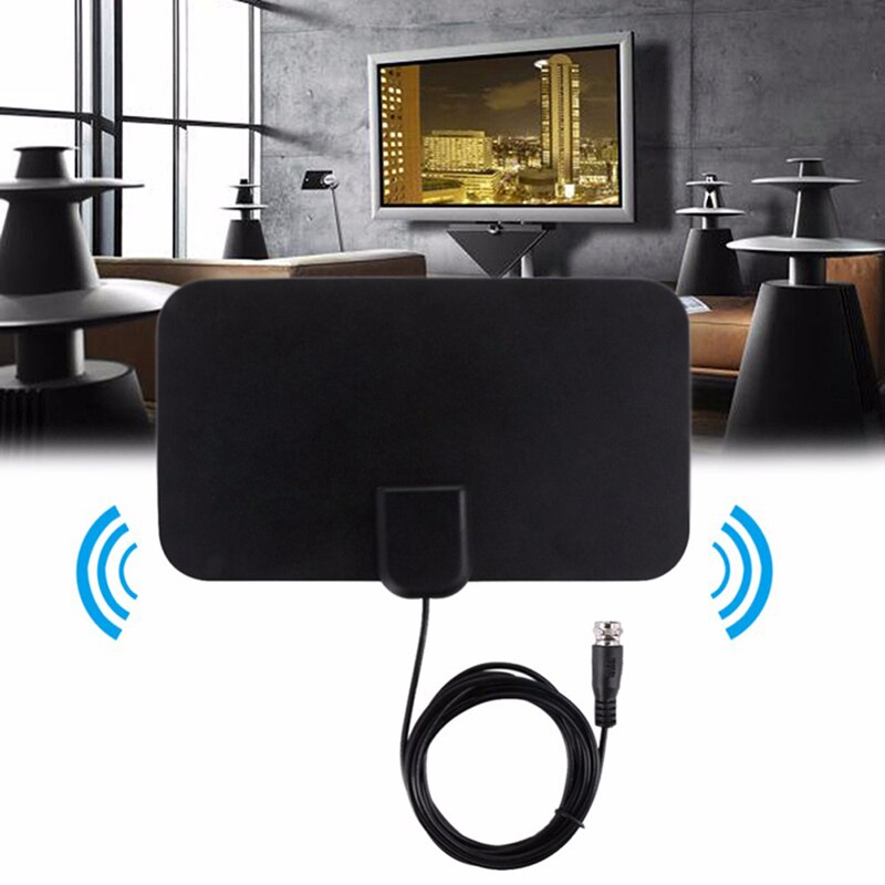 Indoor Antenna Receiver Amplified HD Antenna Free Channels Cut Cable Live TV OTA Wave Digital HDTV Antenna