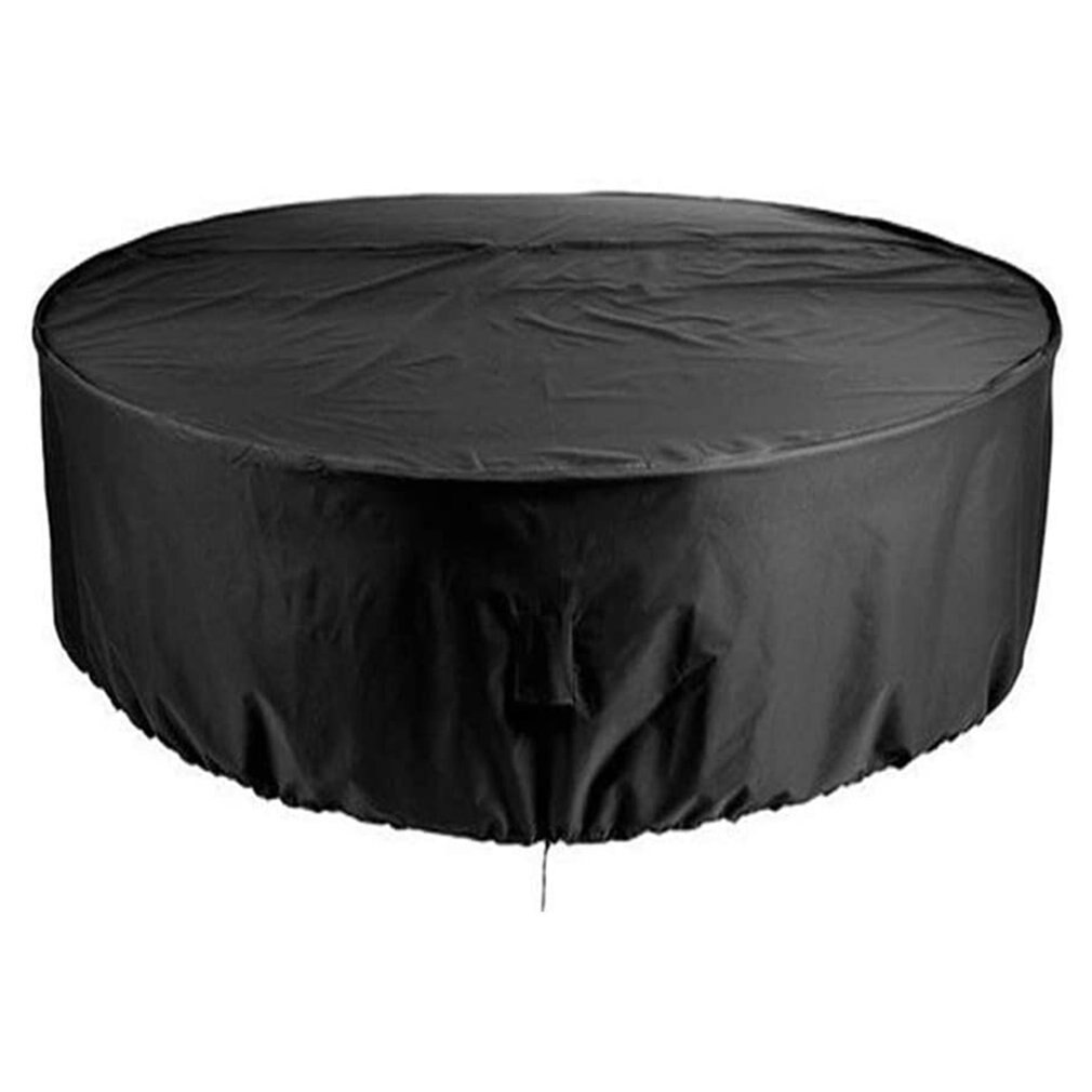 2 Size Ronde Waterdichte Outdoor Patio Tuinmeubelen Covers Regen Sneeuw Stoel Covers Voor Eettafel Stoel Dust Proof Cover: 185x110mm