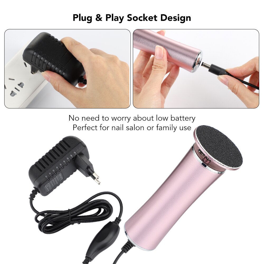 Electric Foot Callus Remover Foot Care File Leg Heels Remove Dead Skin Pedicure Tool Set Feet Clean Care