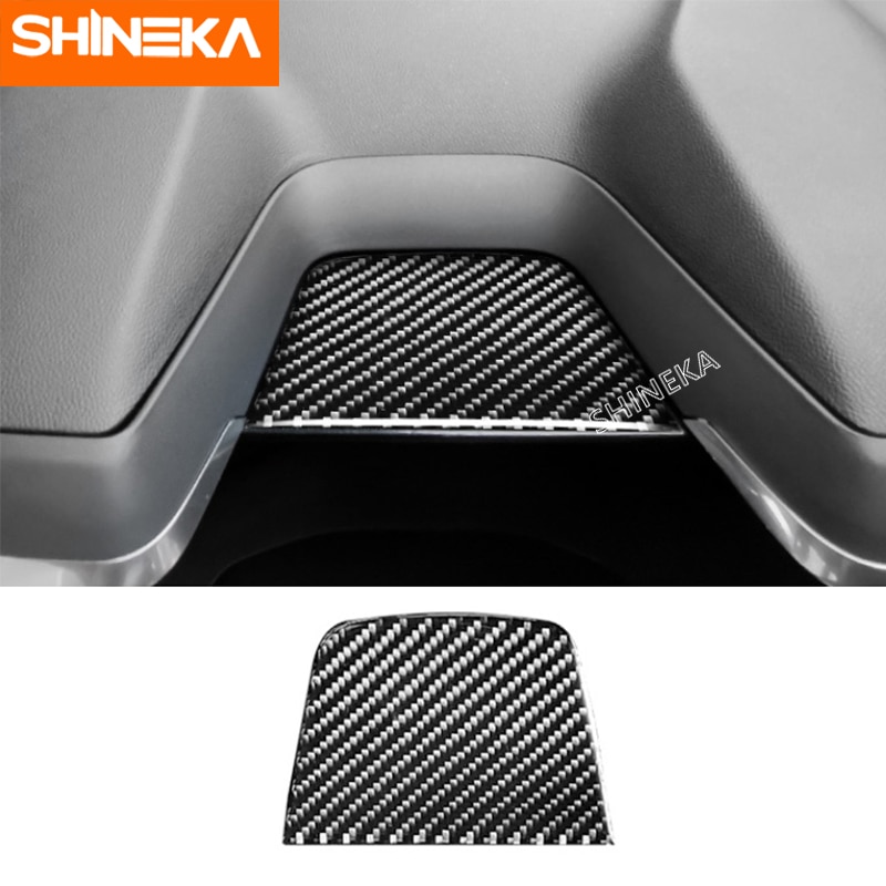 Shineka interiörlister för chevrolet camaro tillbehör kolfiber bil instrumentbräda ramskydd för camaro