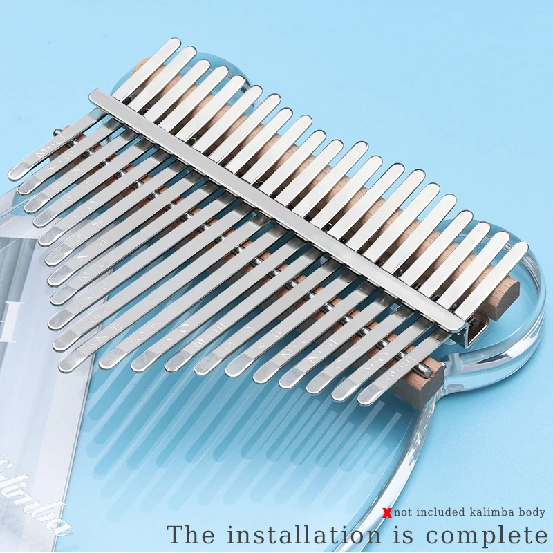DIY 8 17 21 tonos Kalimba accesorios llaves paletas pulgar Piano puente piezas de repuesto instrumentos musicales caseros kalimba