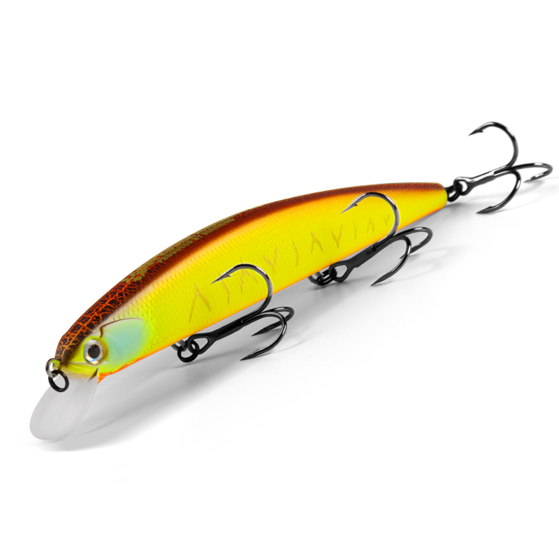 BEARKING 13cm 21g SP profondità 1,8 m Top esche da pesca Wobbler esca dura qualità pesciolino professionale per attrezzatura da pesca: Giallo