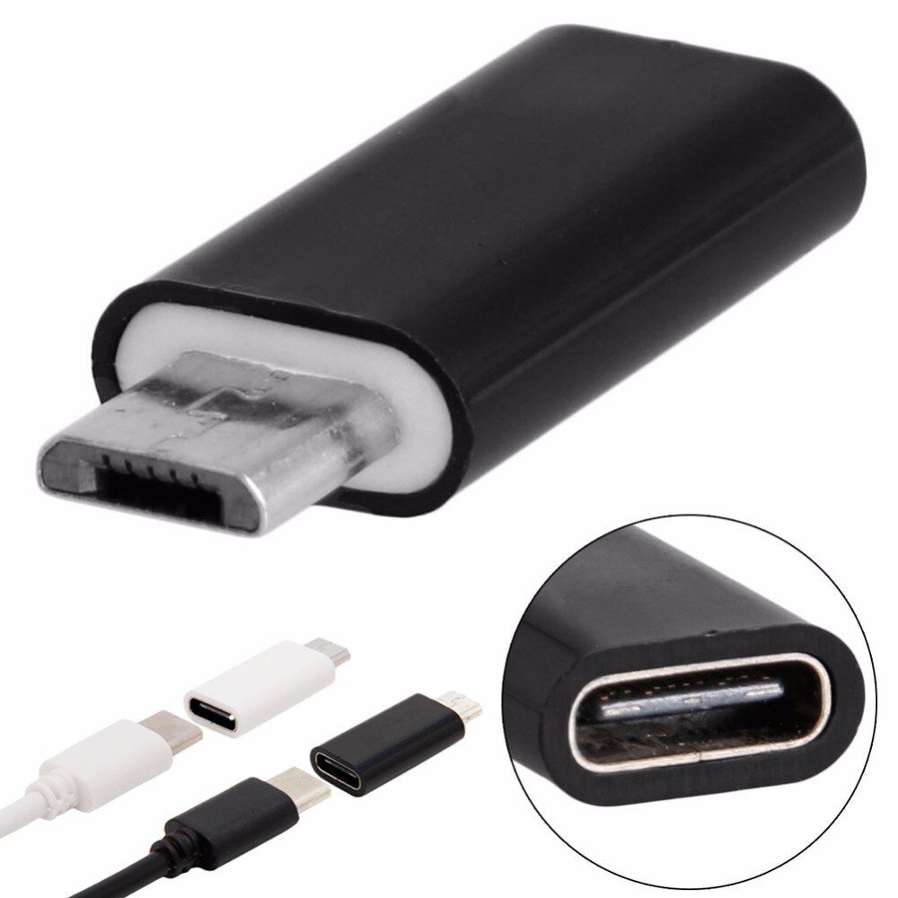 Adaptador de datos Micro USB 2,0, conector macho de 5 pines a USB 3,1, conector hembra tipo C