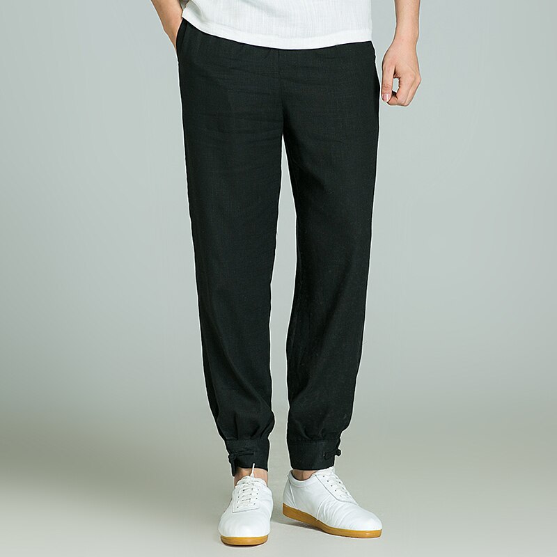 Tai Chi Pants Martial Art Trousers Gray Black Colors