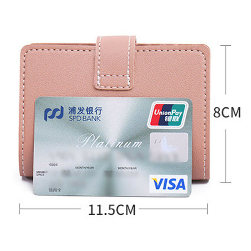 Pu Leer Functie 26 Bits Card Case Visitekaarthouder Credit Paspoort Kaart Tas Mannen Vrouwen Id Paspoort card Wallet