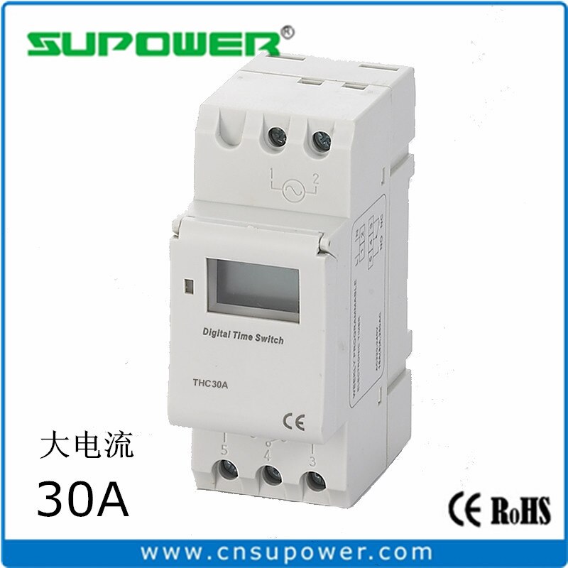 THC30A 30A digital time switch weekly programmable electronic timer 220Vac