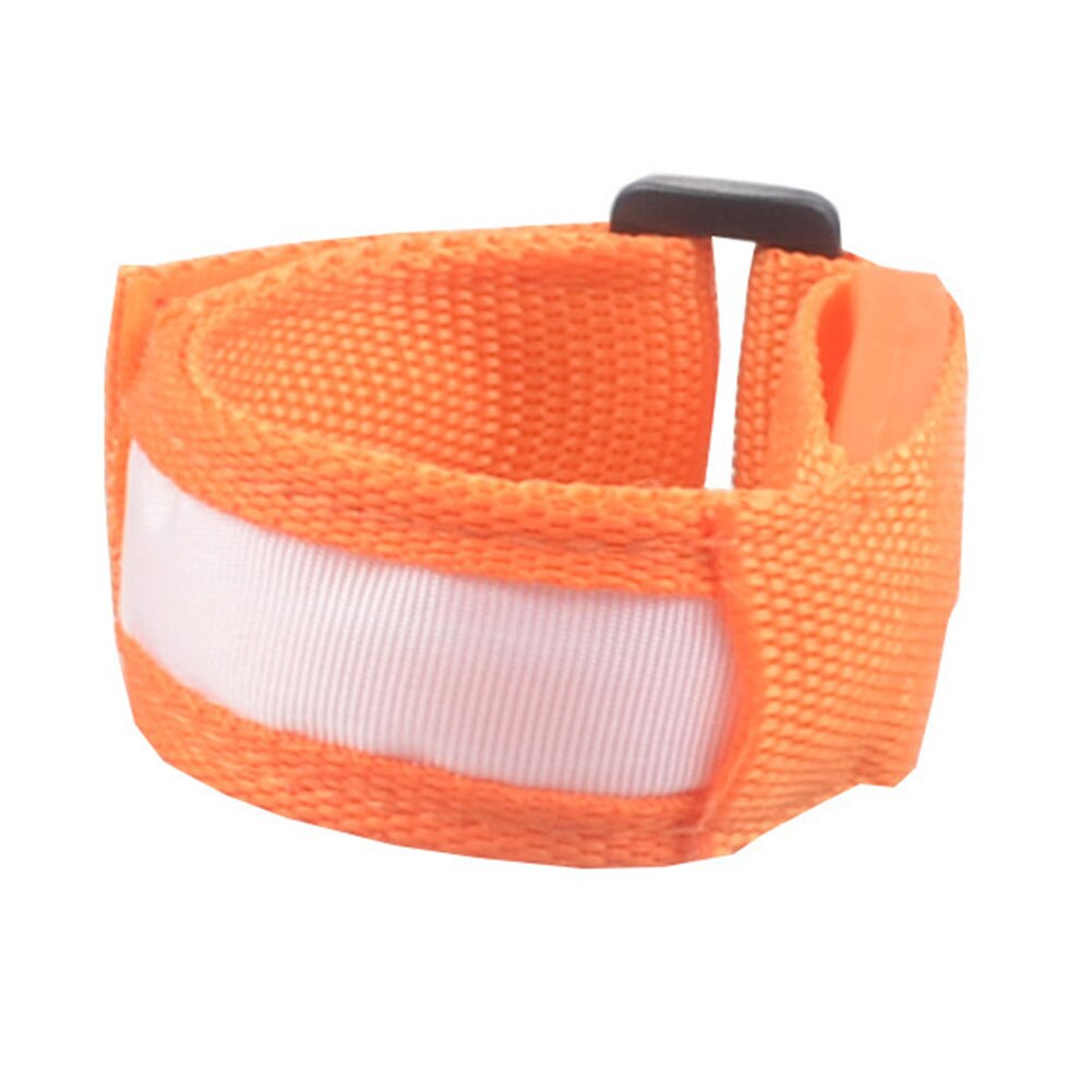 Licht hoch tanzen Party glühen LED Blinkt Handgelenk Band Armbinde Arm Band Gürtel Für Party Dekoration: orange