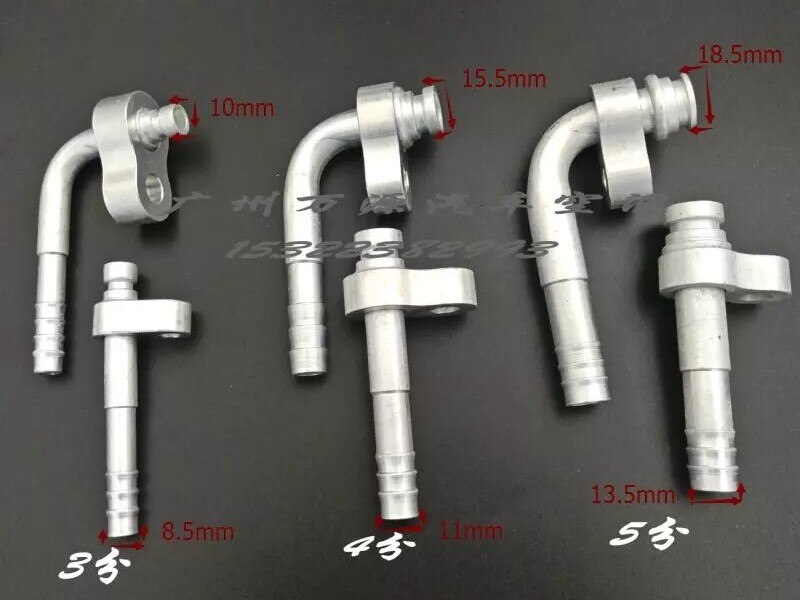 Automobil Klimaanlage Schlauch Aluminium Bausatz Leuchte Kühler Verdampfer Rohr R134a Aktive Platte Verbinder reparatur teile: Option1