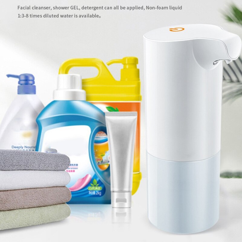 Automatic Foam Soap Dispenser Pressless Foaming 300ML Sensor Hands-Free Automatic Soap Pump for Bathroom Kitchen