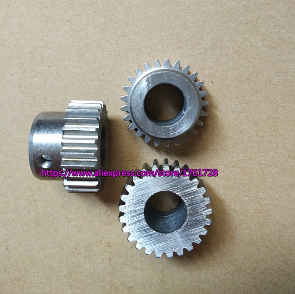 1 module engrenage en métal 1M 12T 13T 14T 15T 16T 17T 18T 19T engrenage en acier au carbone avec haut patron ~