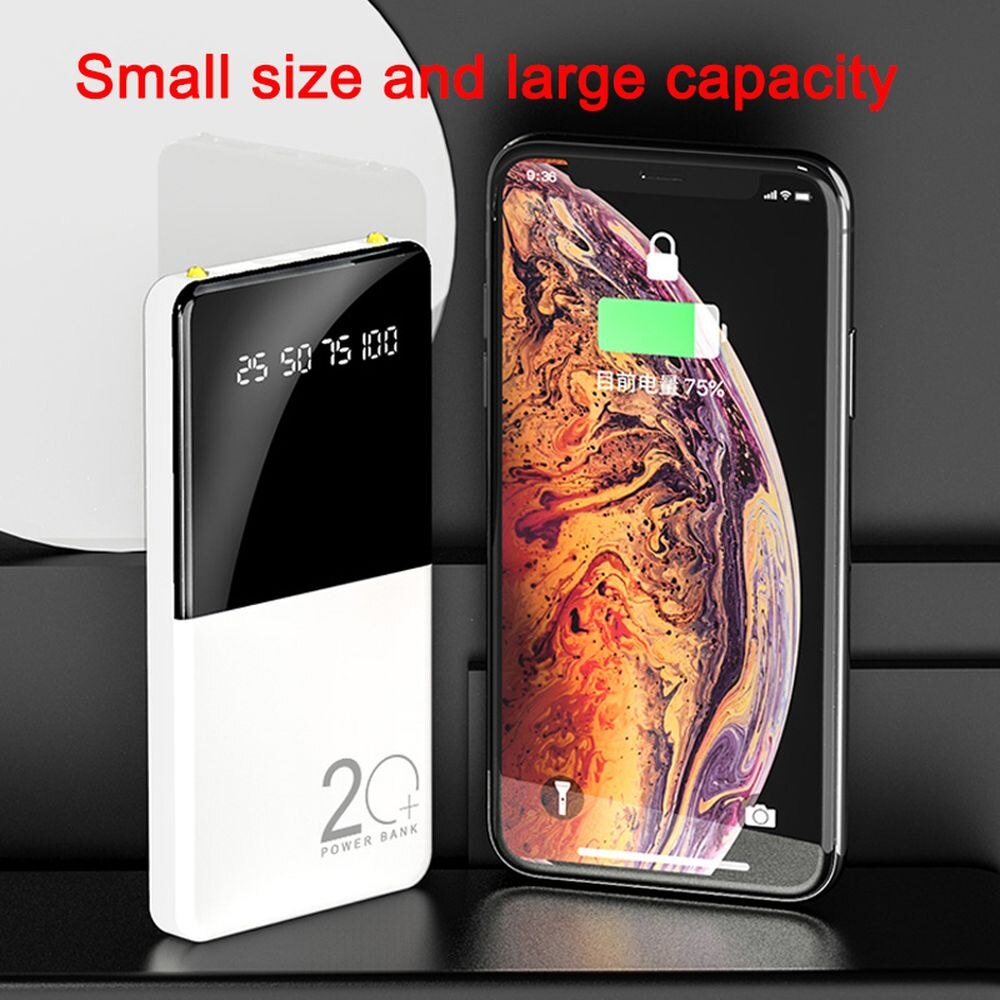 PINZHENG 20000mAh Power Bank PD 3,0 Tragbare Schnelle Lade Externe Batterie Power Bank Für iPhone Xiaomi Mi9 8 PoverBank ladegerät