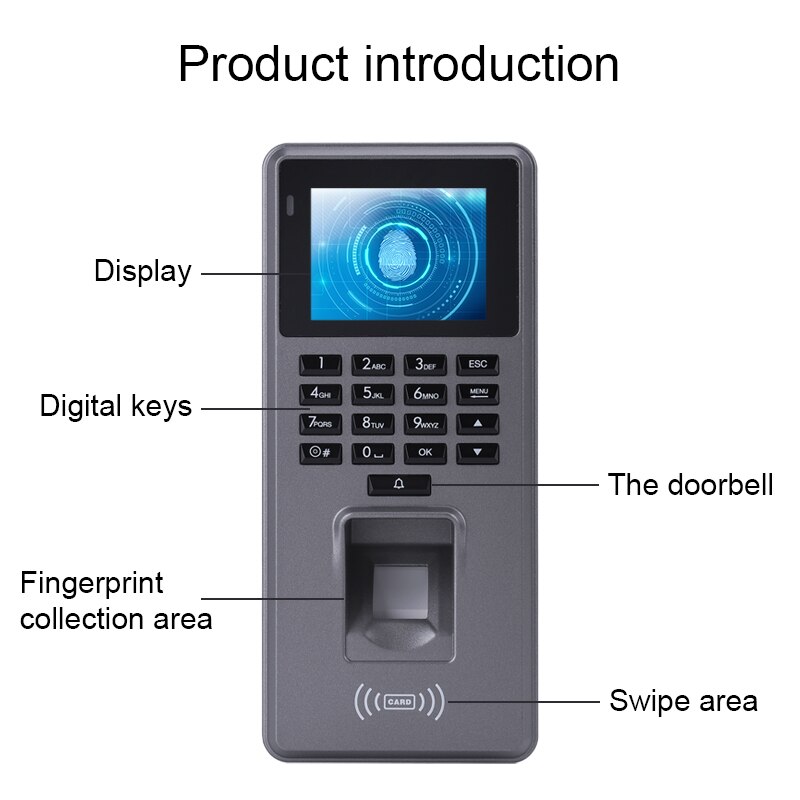 Eseye Fingerprint Door Lock Rfid Door Access Control System Usb Elevator Fingerprint Access Control System