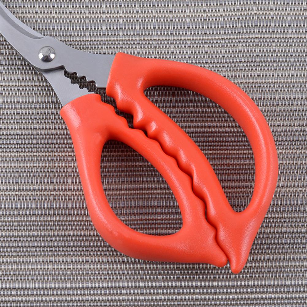 1 pc Multifunctionele Keuken Schaar Roestvrij Staal Gebogen Zeevruchten Schaar Keuken Tool Voedsel Verwerking Levert