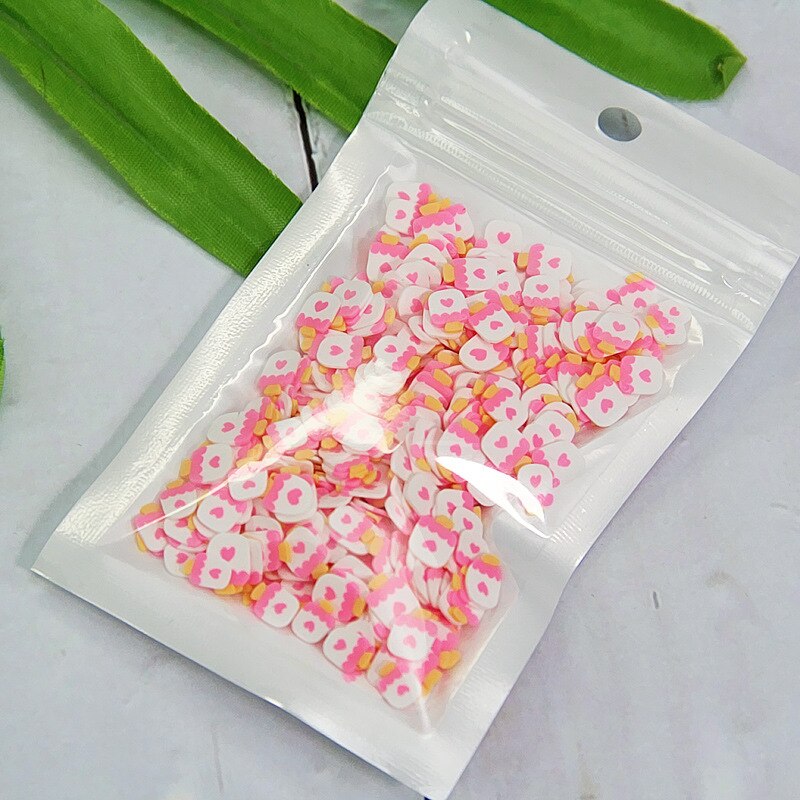 10g Fruit Slice Clay Sprinkles Filler Supplies Lemon kiwifruit for DIY Nail Beauty Decoration Toys for Children Kids: 16