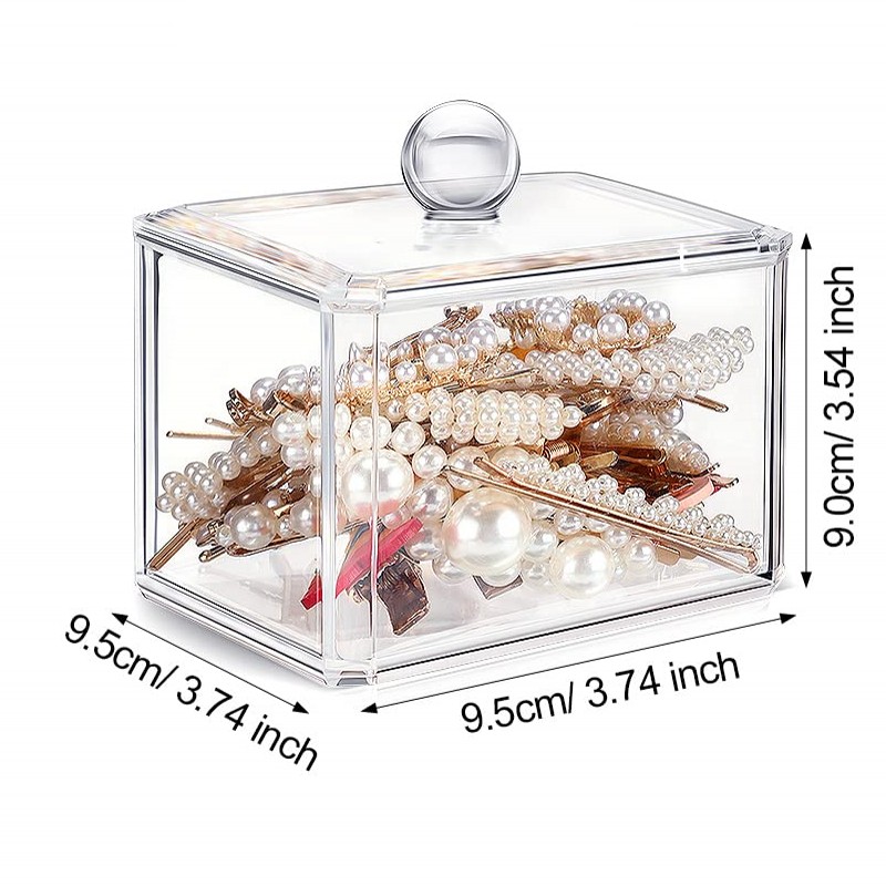Clear Acrylic Makeup Layered Storage Box Dressing Table Cosmetic Lipstick Organizer Boxes Desktop Drawer Divider Storage: Bronze