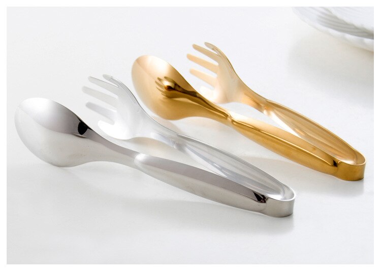 Kitchen utility stainless steel hand clip full-featured barbecue clip cake clip grill food clip.