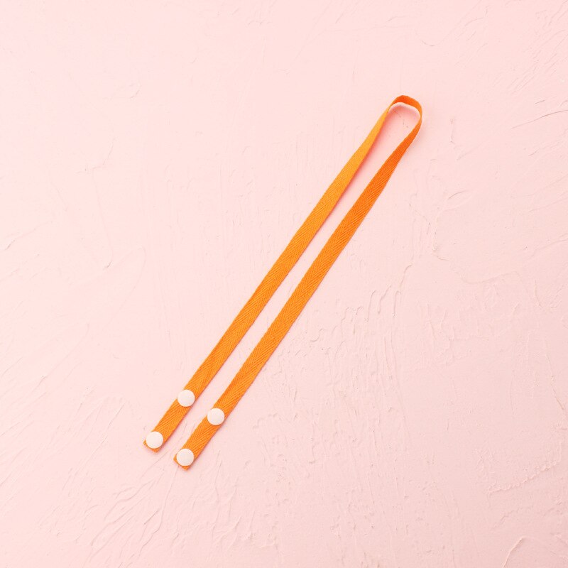 Cuerda colgante para mascarilla, cordón de Color sólido para máscara facial, soporte de cadena sin huellas para colgar en la oreja, para exteriores, para niños y adultos: 09