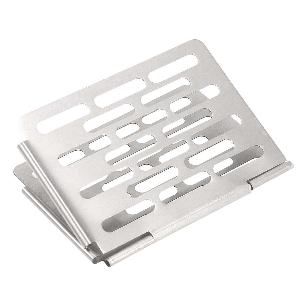 Mini rostfritt stål fällbar grillkorg bärbar grillkorg galler galler picknick grill camping spis tillbehör