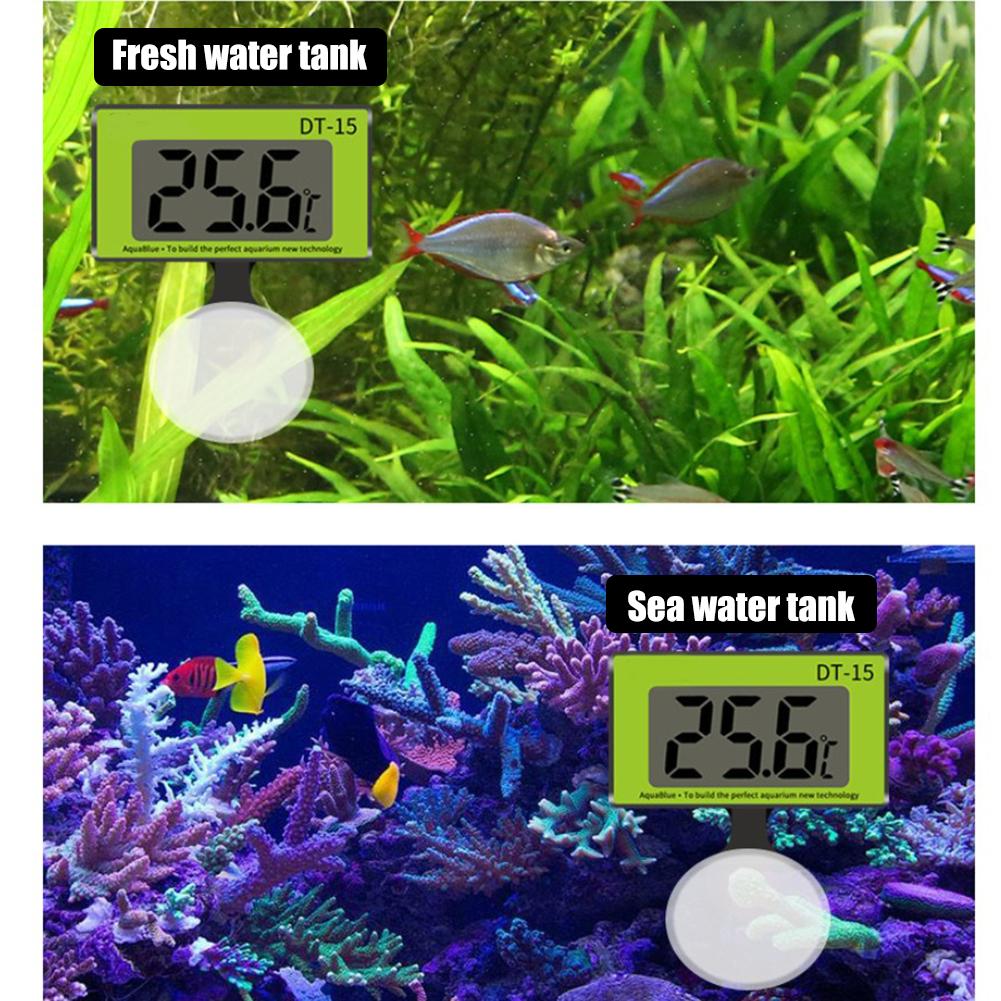 Digital Aquarium Thermometer Fish Tank Water Terrarium Temperature High Precision Temperature Measurement Detector