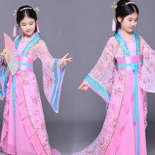 Disfraz chino antiguo, disfraz tradicional chino para niñas, danza folclórica, ópera, dinastía ming, tang, han y hanfu.