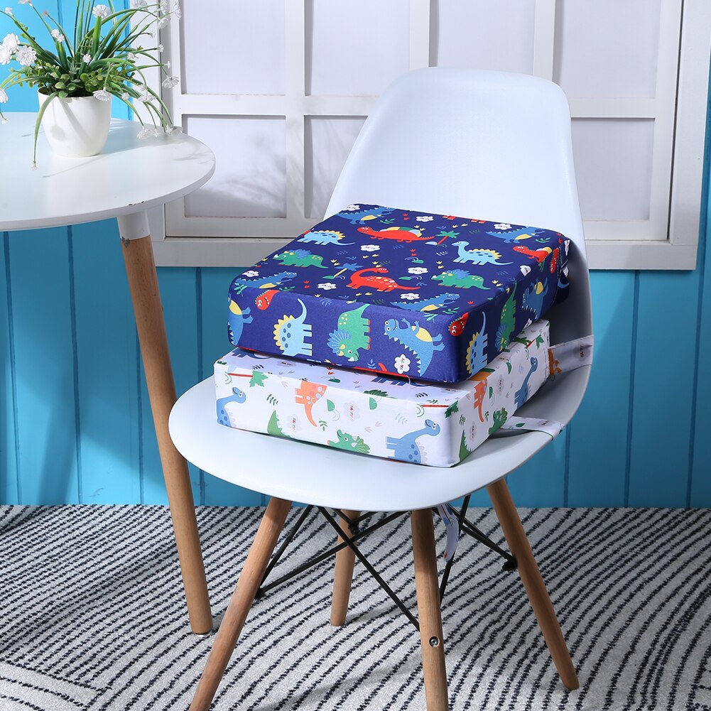 Asiento elevador portátil ajustable para niños, silla gruesa para comedor, aumento de cojín, lavable